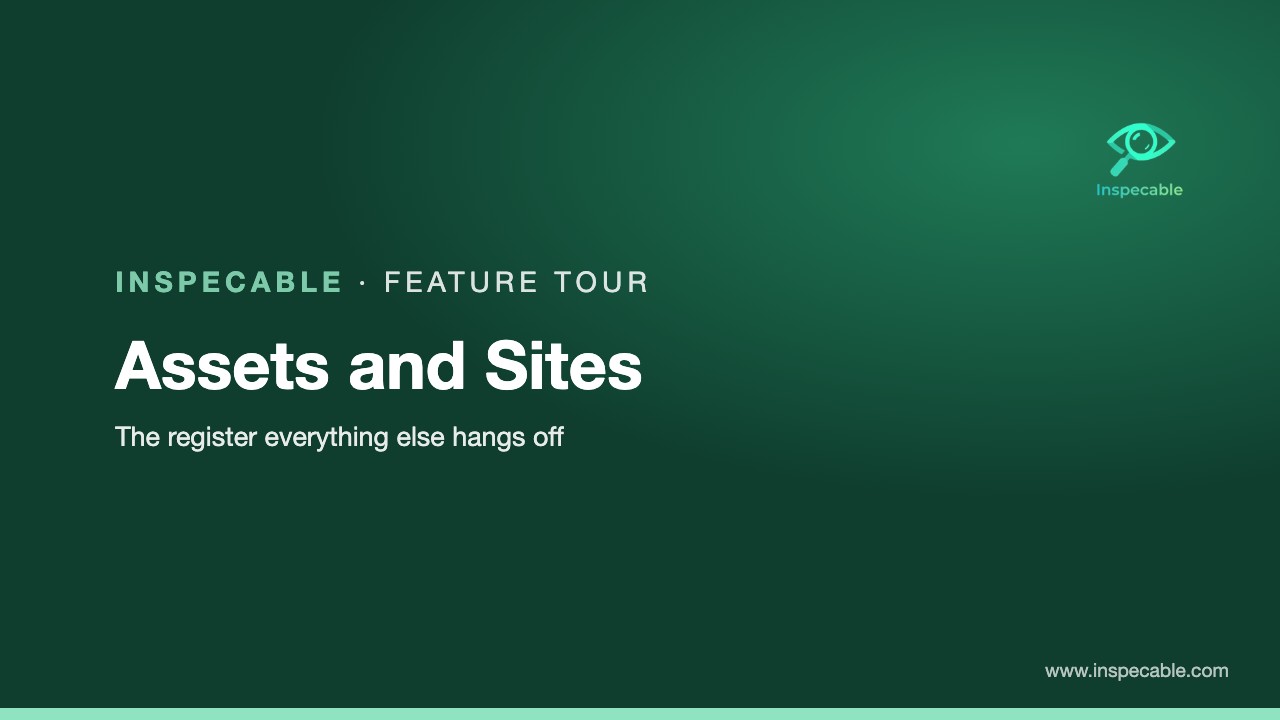 Assets and sites