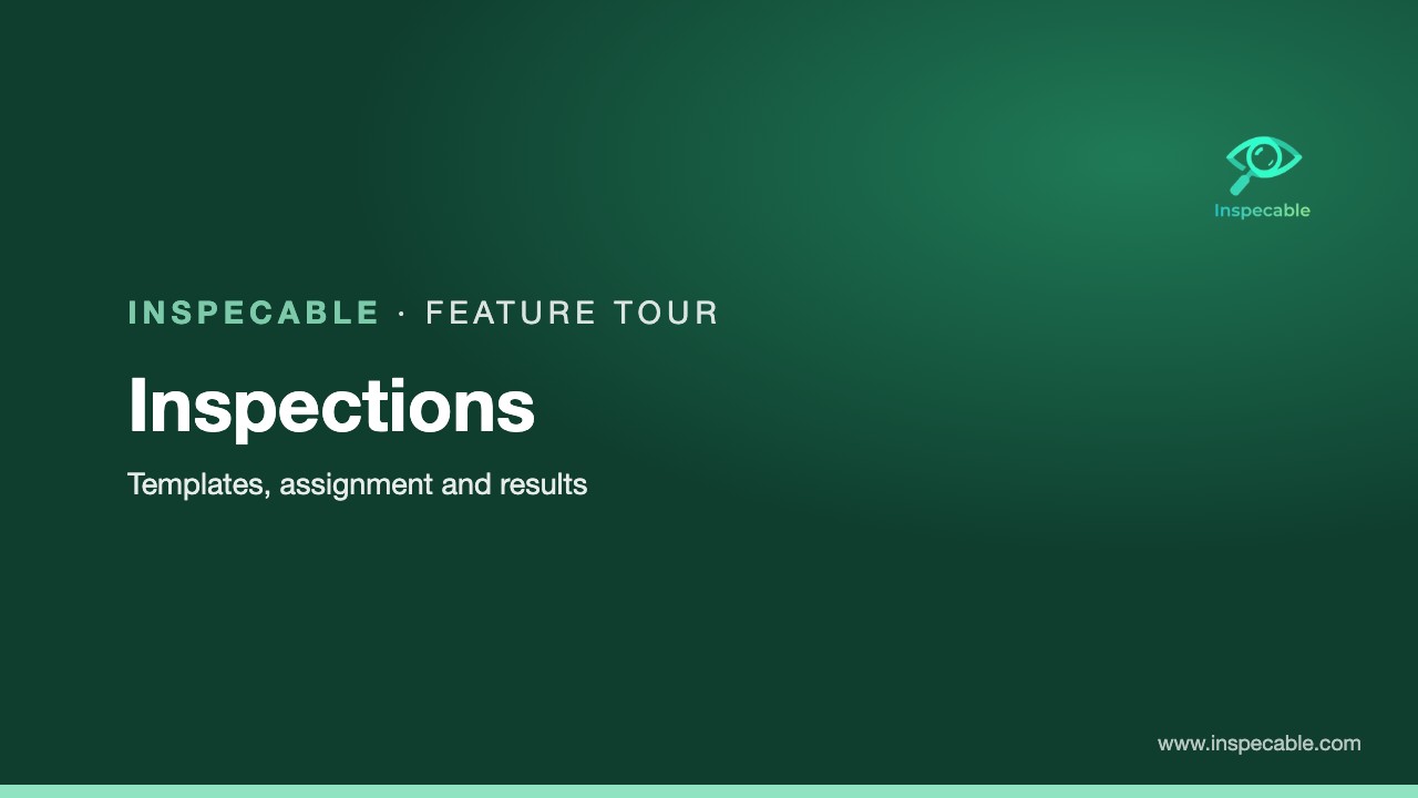 Inspections