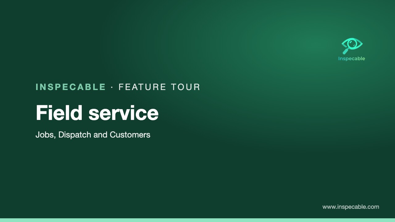Jobs, dispatch and customers